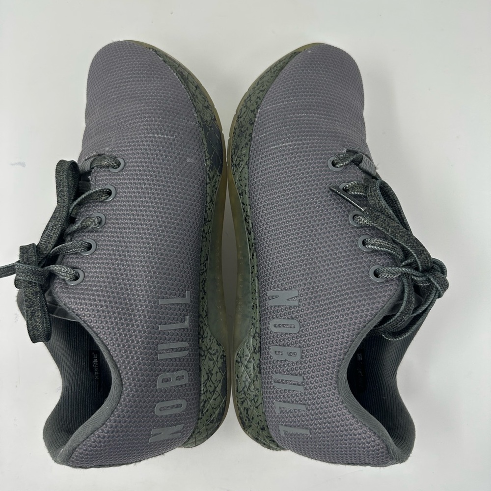 Nobull Superfabric Gray Shoes Unisex Workout Sneakers - Picture 4 of 15